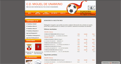 Desktop Screenshot of cdmigueldeunamuno.es