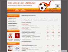 Tablet Screenshot of cdmigueldeunamuno.es